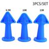 3Pcs/Set DIY Caulking Tool Blue Caulk Nozzle Applicator  for Kitchen Bathroom Window