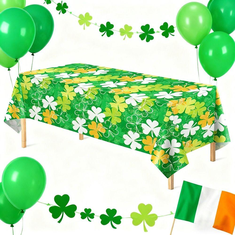 Lucky Table Cover 137x274cm Long Dining Table Decor New Table Mat Irish Holiday