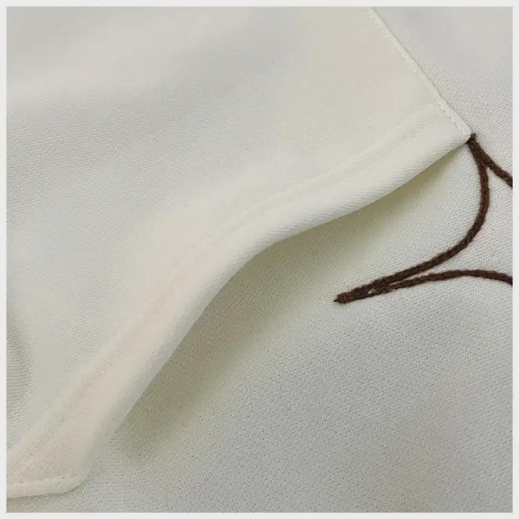 Cross Flame Embroidered Retro Hip Hop Unisex Cardigan Jacket