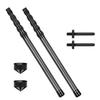 DOBEN Carbon Tarp Pole Tent Pole 6 Joints Stepless Adjustment Diameter 31mm 373g Compact Set of 2 (Height 56.5~240CM) Approx. (per Piece)