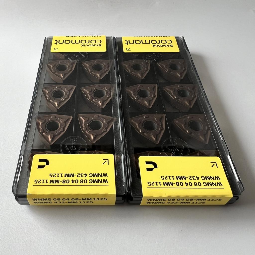 SANDVIK / WNMG080408-MM 1125 / Original Swedish hard alloy blade 10 Pcs