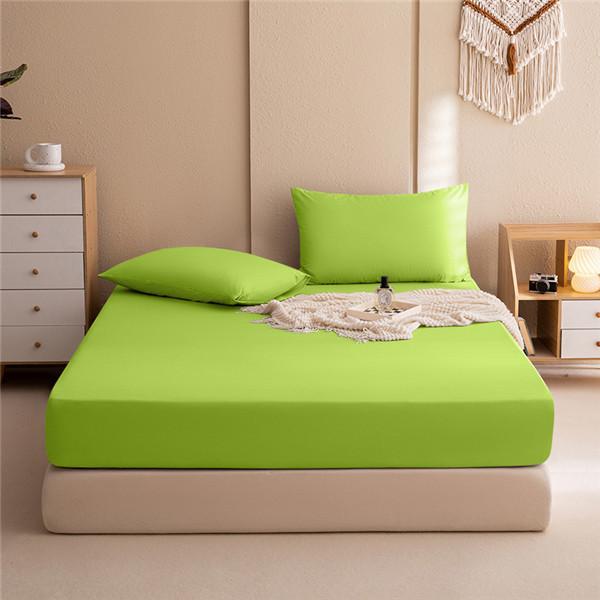 2024 Super Waterproof Bed Fitted Sheet Bed Sheet with Elastic Band Anti-slip Mattress Cover Mattress Protector for Single Double