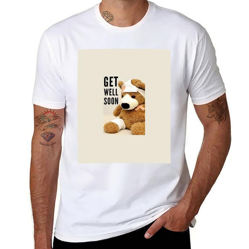 Get Well Soon Teddy Tshirt Mens Graphic T Shirts Tshirt