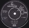 7-дюймовая пластинка BEATLES - Love Me Do c/w P.S. Я люблю тебя R4949 Parlophone, App 1976 Великобритания Рок Б/У