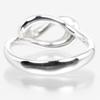 TIFFANY&Co. Open Wave Ring Silver925 #4.9(US Size) 3.2g Women Used