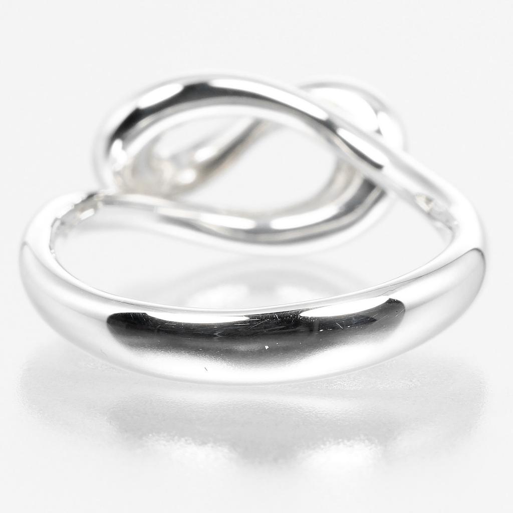 TIFFANY&Co. Open Wave Ring Silver925 #4.9(US Size) 3.2g Women Used