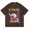 230 г/м² 100% хлопок Dragon Ball V35 Принт Goku Унисекс Тяжелая хлопковая футболка