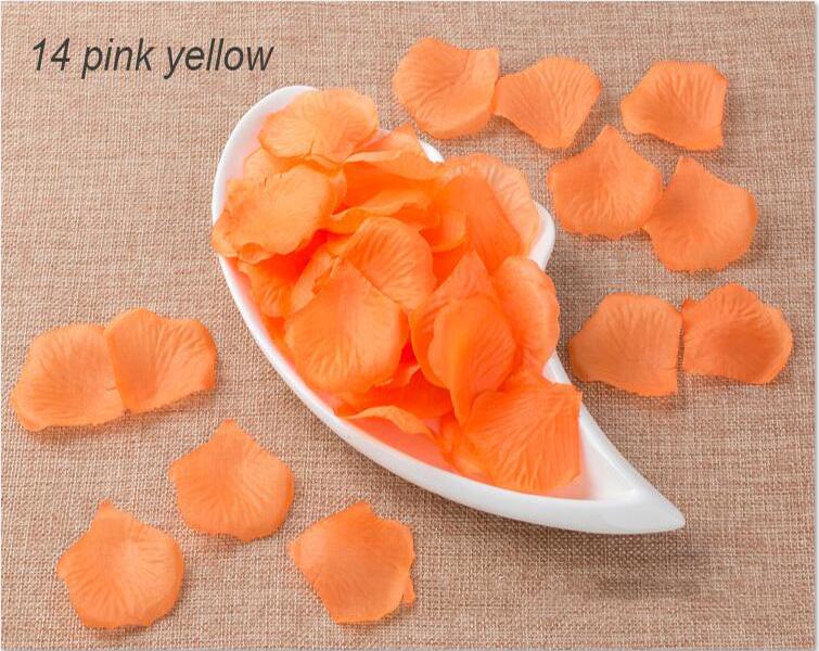 100 шт./пакет Шелковые лепестки роз Искусственные цветы Свадебные мероприятия Украшение стола Товары для вечеринок Конфетти AVE