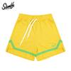 Slamble Men's American Basketball Shorts Contrast Color Braid below the Knee Short-Length Pants Fitness Patchwork