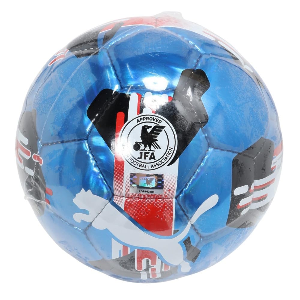 PUMA Orbita 5 Soccer Unisex Ignite Size 084575 Ball, HS, Blue/Black, 4,