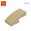 310 шт./лот 11477 Наклонный изогнутый блок 2x1x2/3 Детали для сборки MOC Цветные Аксессуары Совместим с Кирпичиками СДЕЛАЙ САМ Детская игрушка Детали для сборки