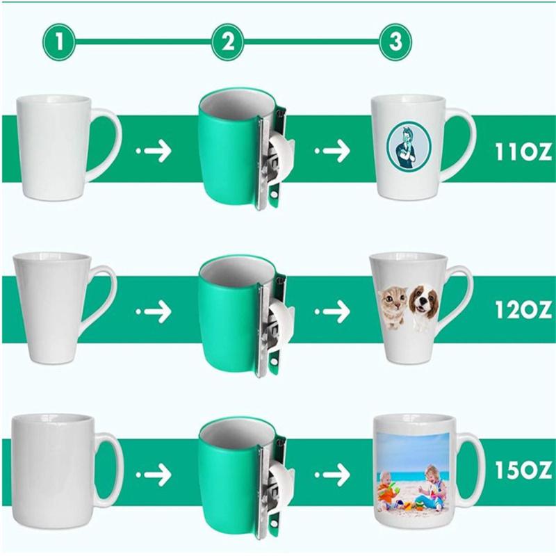 3d силиконовая обертка для кружки, теплопередача, высокоэластичный держатель для чашки, форма для кружки, зажим для чашки, переносной зажим для кружки