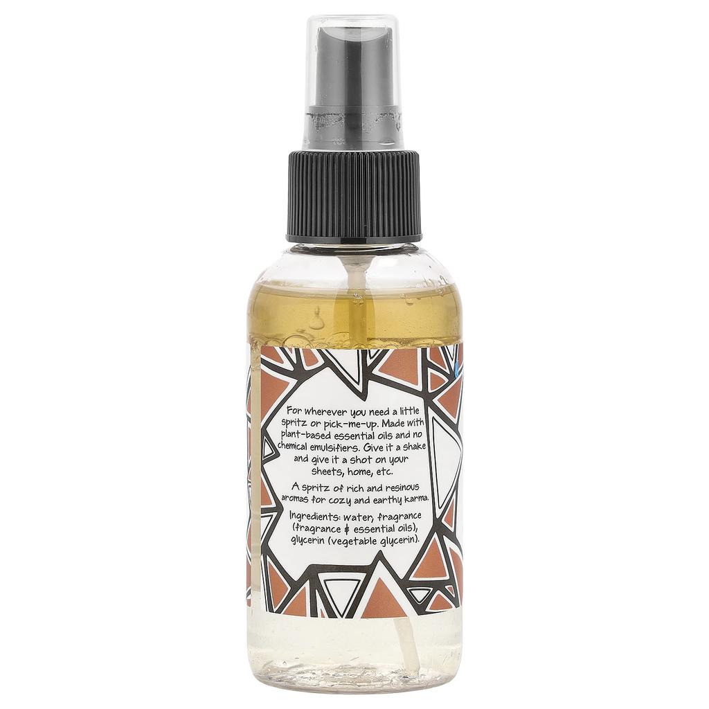 ZUM Mist, Aromatherapy Room & Body Mist, Amber, 118Ml(4Fl Oz)