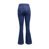 Spring and Autumn Women's Denim Jeans Button High Waist Jeans Thin Temperament Flared Trousers Long Pant