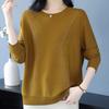 Spring and Autumn Sweater for Women Thickened Pullover Warm Knitted Sweater Long Sleeve Jumper Oversize Sweater Tops