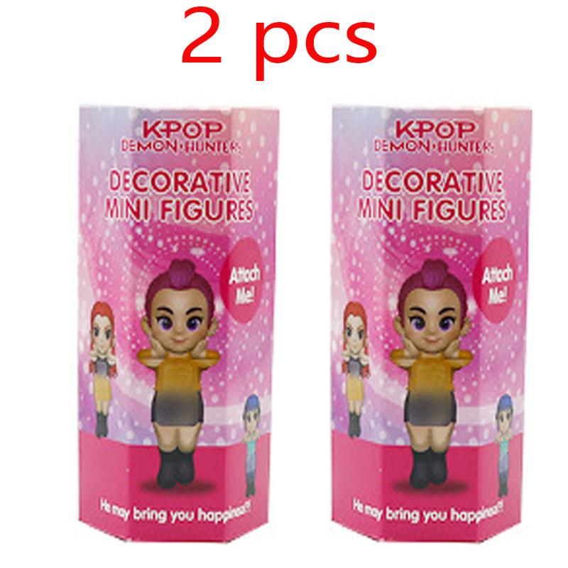 New K-pop Demon Hunters Angel Blind Box PVC Material Mini Anime Character Decoration Children's Christmas and Birthday Gifts