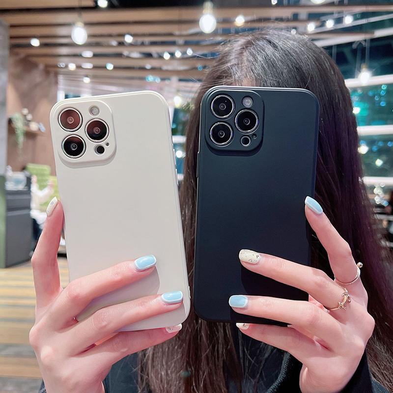 Мягкий квадратный жидкий силиконовый чехол для телефона с полным покрытием противоударный защитный чехол для камеры для OPPO