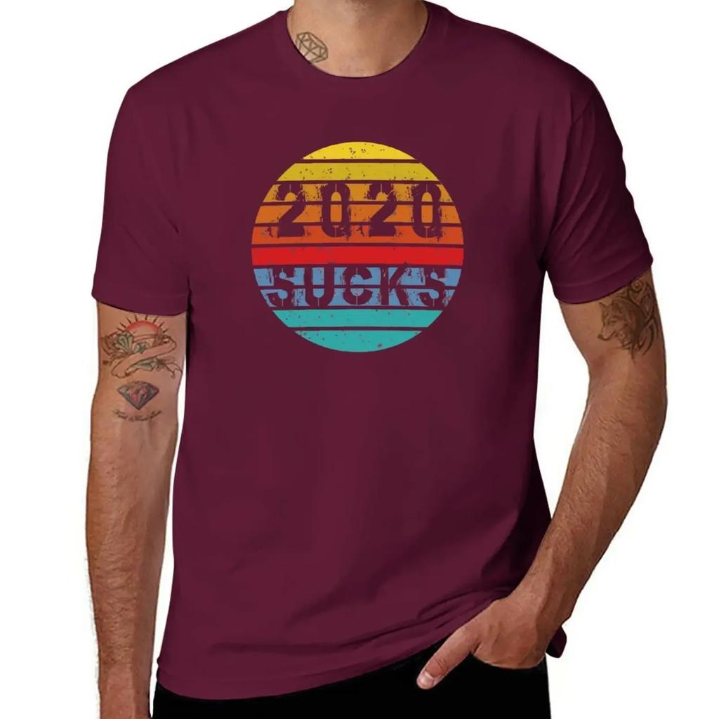 2020 Sucks T-Shirt aesthetic clothes Short sleeve tee t shirt men