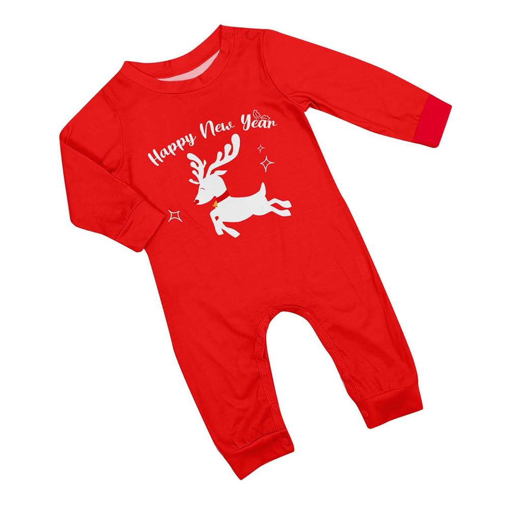 Christmas Parent Child Family Set Home Furnishings Christmas Pajamas Two Piece Set