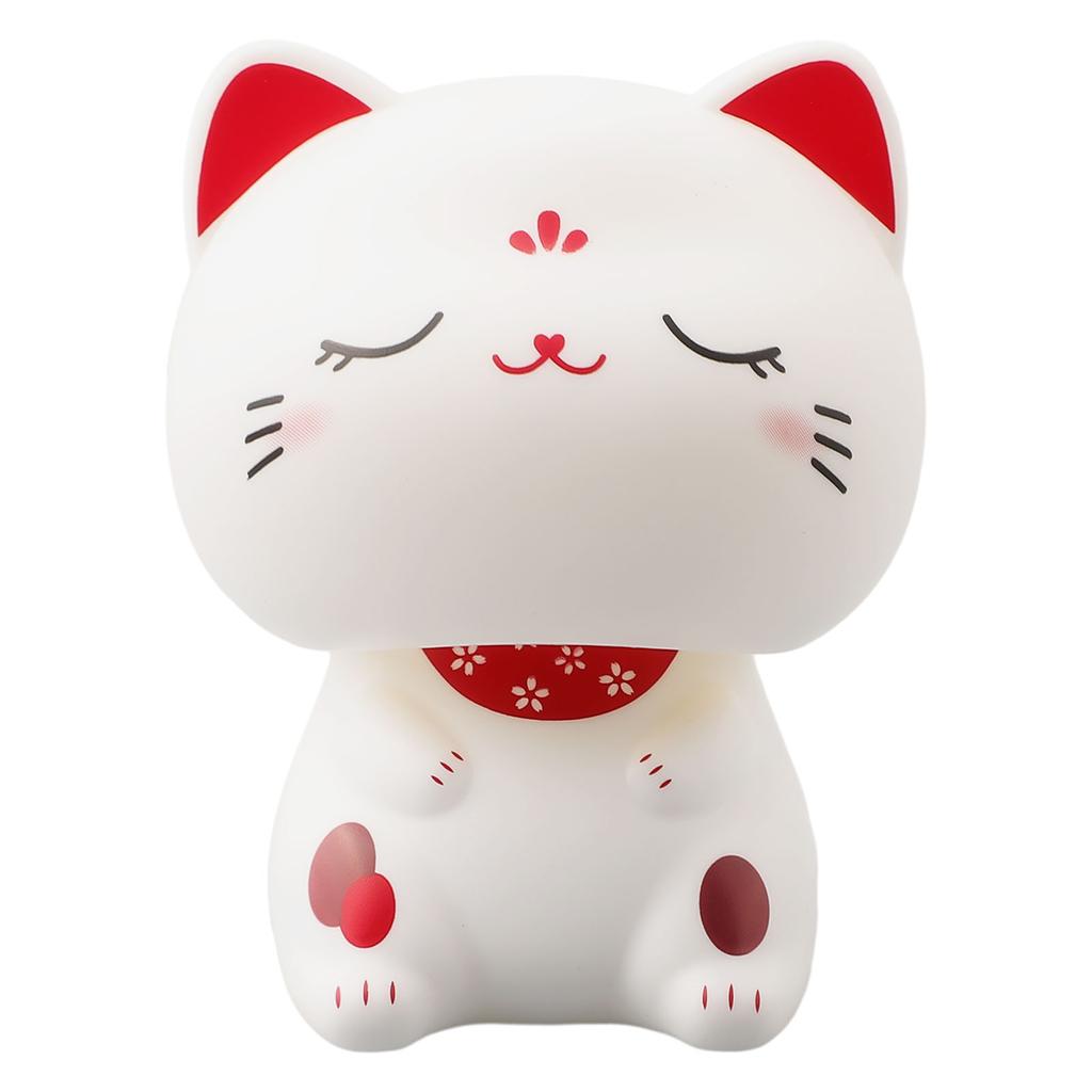 Wealth White Cute Cat Home Decoration Happiness And Auspiciousness Beautiful And Cute Decoration Car Windshield