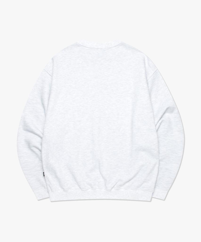 LMC Flower Oval Sweatshirt Light Heather Gray