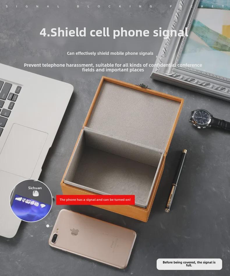 Ретро-радиационный защитный бокс RFID для мобильных телефонов и автомобильных ключей