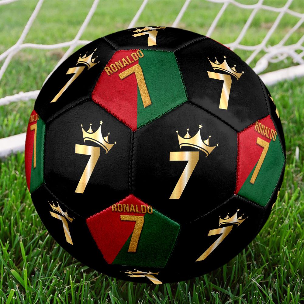 Golden Seven Size 5 Soccer Ball Machinestitched Indooroutdoor Training And Matches Perfect Commemorative Gift For Soccer Lovers
