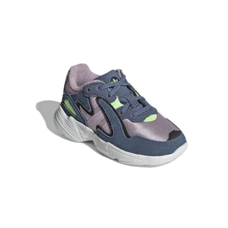 Adidas Originals Yung-96 Chasm El I Comfortable Versatile Breathable Low-Top Walking Shoes Baby Sneaker Gray EE7563