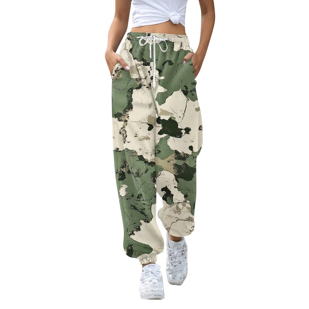 Kids Sport Printed Gradient Drawstring Pocket Casual Sweatpants Pants