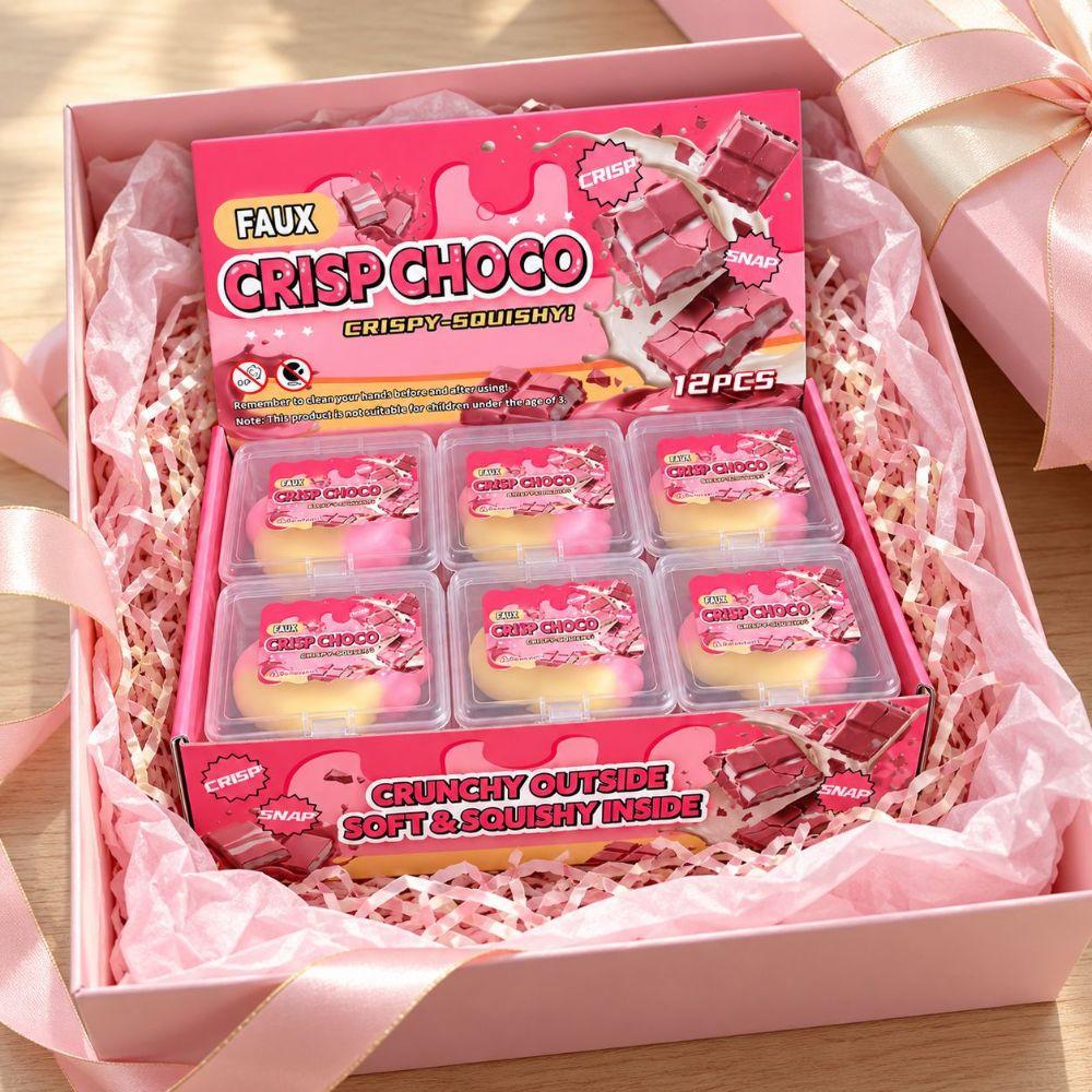 Crackable Texture Crispy Stress Balls Heart Shape Crunchy Sound Ball Relaxation Tool
