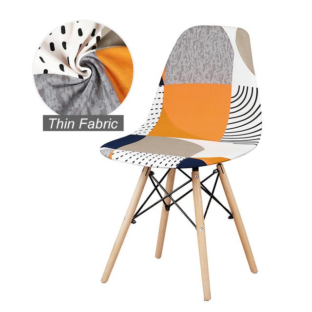 1/2/4/6 шт. чехол для сиденья в виде ракушки, моющийся съемный безрукий чехол для стула в виде ракушки, чехол для банкета, дома, отеля, чехол для сиденья