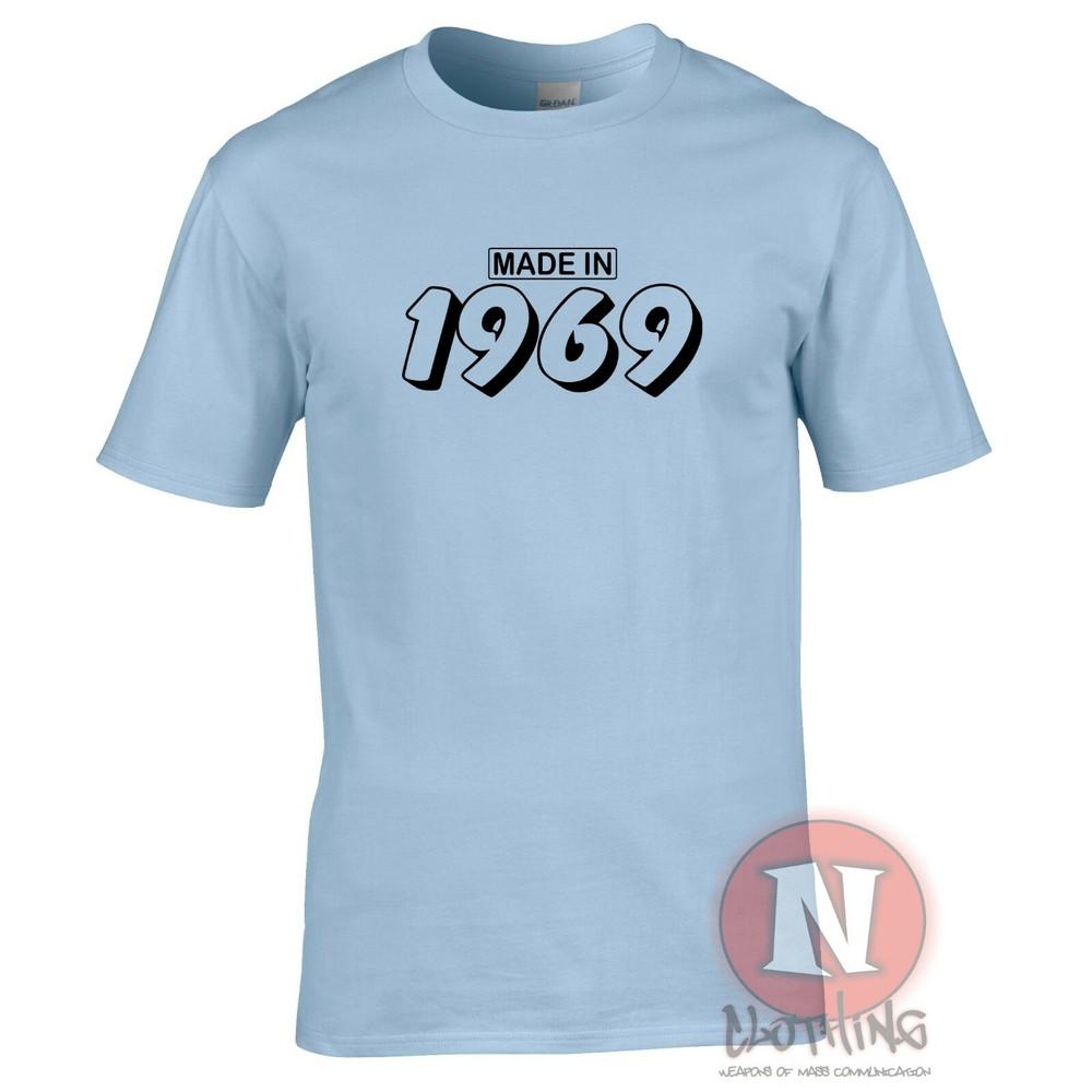 Made In 1969 TShirt Birthday Celebration Present Gift Funny Party Teeshirt