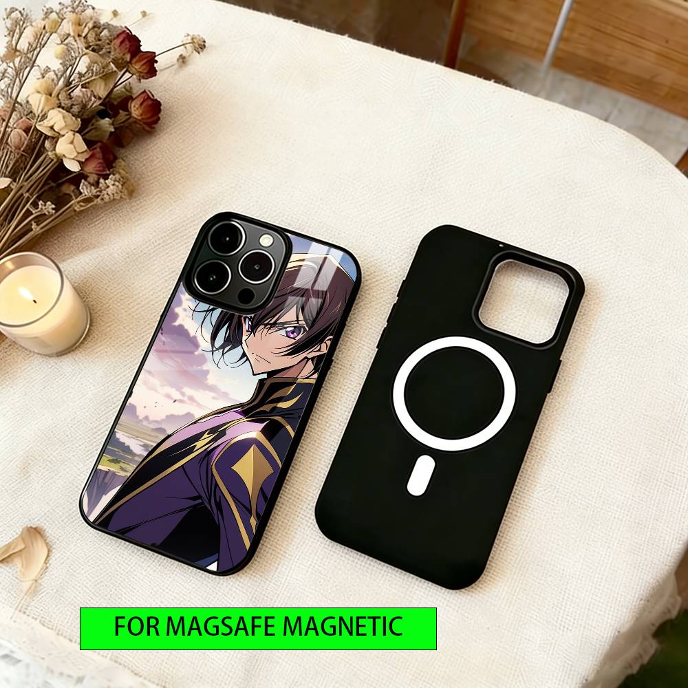 Чехол для телефона Lelouch Lamperouge Магнитный с Magsafe Беспроводная зарядка Для iPhone17,16,15,14,13,12,11 Plus,Pro