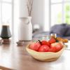 Irregular Shape Fruit Tray Polished Serving Bowl Practical Wooden Salad Bowl  Vegetable