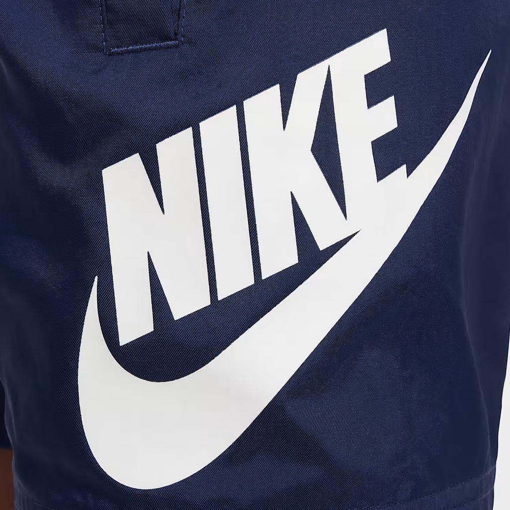 Nike Лого Эластичные шорты Детские шорты Синие HF8138-410