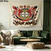 Custom Name Bayer 04 Leverkusen Printed Tapestry – Wall Hanging for Bedrooms, Dorms, and Home Decor