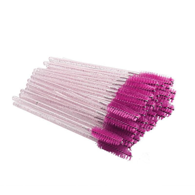 Disposable Crystal Rod Eyelash Extensions Brush - Spiral Curl Comb