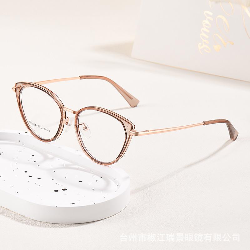 Оправа для очков Tr90, Плоские очки, Оправа для очков, Ретро очки с защитой от синего света.