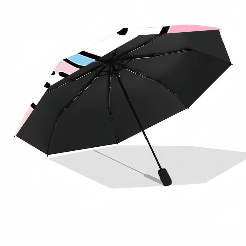 1pc Sanrio Characters Automatic Opening/Closing Umbrella with Foldable Design, Iron Frame, Outdoor Use, Festival Gift for Fans, Travelers, Daily Use,