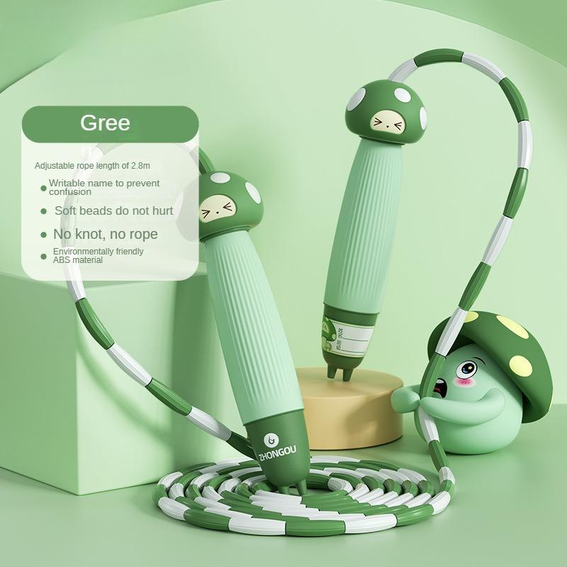 Bamboo Skipping Rope That Can Write Names for Children, Primary School Students, Kindergarten Beginners, Adjustable Rope