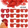 100pcs Anti-Pecking Chicken Goggles,Pinless Peepers for Poultry Eye Protection