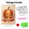 Halloween pumpkin autumn scenery pearl painting art kit handmade diy home decorations