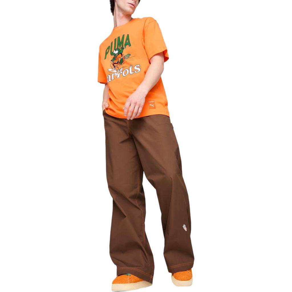 Puma X CARROTS SS24 Повседневные брюки Унисекс Кофейный 627448-65