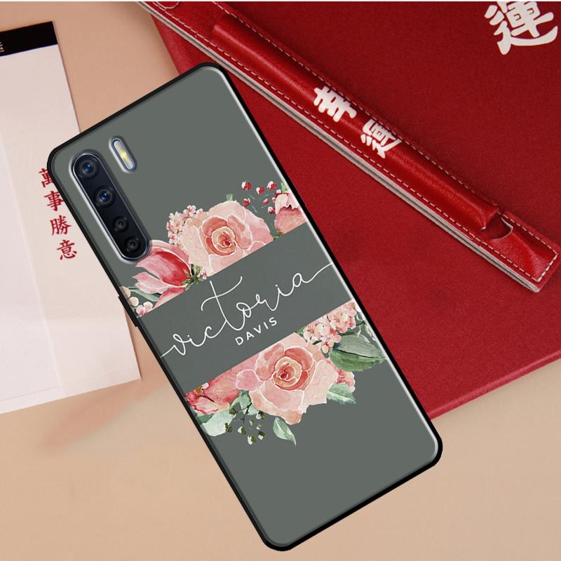 Shinee сердца индивидуальное имя инициалы Для OPPO A53 A31 A5 A9 A15 A16 A17 A57S A77 A76 A96 A94 A74 A54 A52 A72 A91 A93 Чехол