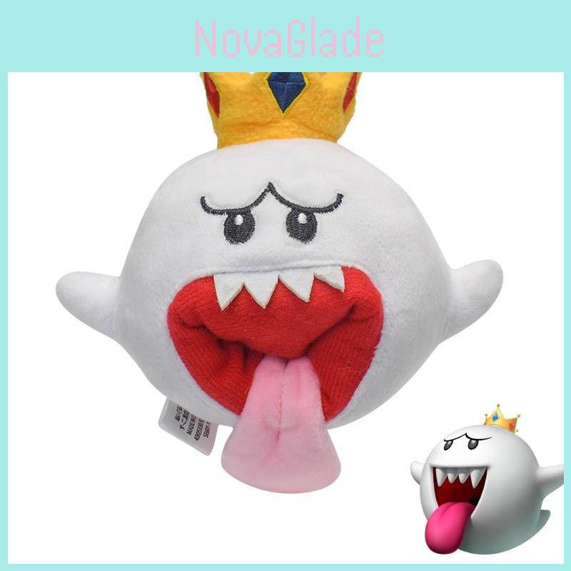 Soft Super Mario King Boo Talking Plush Toy Stuffed Doll 17cm