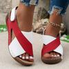 Shoes Sandals Women Summer Party Women's Shoes Elegant Women's Sandals Wedge Ladies Shoes Open Toe Footwear Women Sandal Female