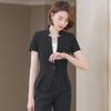 Стильный высококачественный женский приталенный пиджак в корейском стиле с воротником-стойкой, идеально подходит для работы