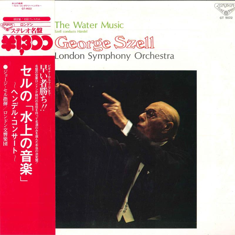 LP Record GEORGE SZELL, LONDON SYMPHONY ORCHE - Szell Conducts Handel GT9022 LONDON 1975 Japan Obi Classical Used