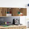 VidaXL Wall Cabinets Garage 2 Pcs Artisan Oak Engineered Wood 860660