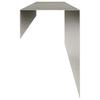 Garden Edging Strip 2 pcs. 100 x 10 x 15 cm Stainless Steel Silver